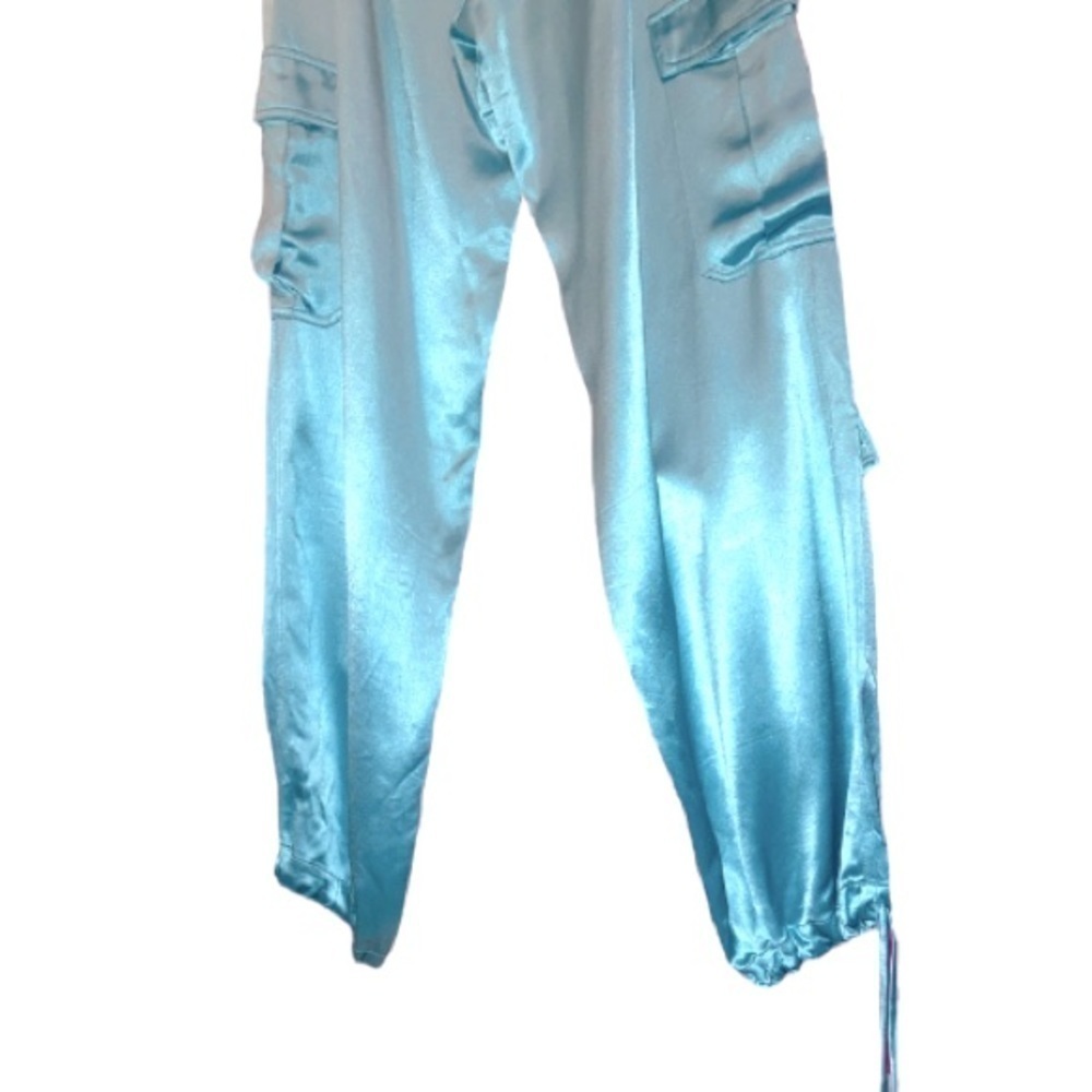 Nicholas Nori Utilitarian Drawcord Pant Blue size 4 - Picture 11 of 15